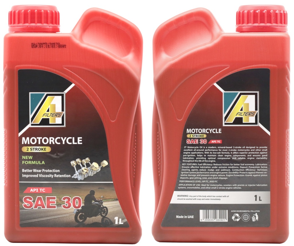 ACEITE A1 2 TIEMPOS SAE 30 TC - 12x1L (2 STROKE)