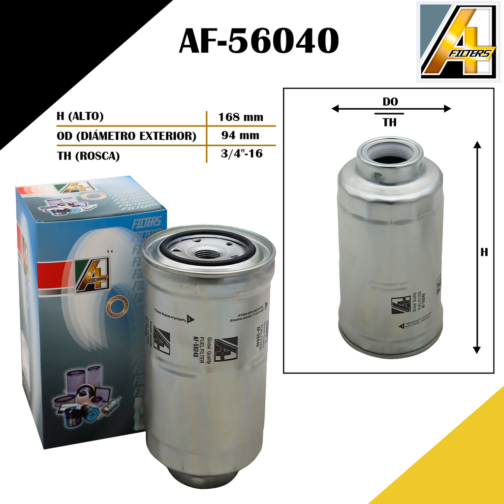 FILTRO DIESEL TOY. DYNA 91/03 (23303-56040)