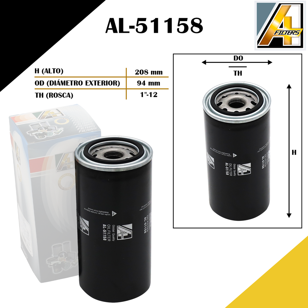 FILTRO DE ACEITE INTERNATIONAL/V.W. BUS 9-150/F