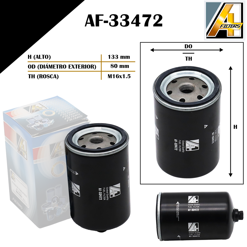 FILTRO SEPARDOR AGUA CUMMINS/IVECO/FORD CARGO 815/KAICENE F70 /JAC HFC