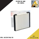 FILTRO DE CABINA HYU. ACCENT 06/10 (97133-2H000)