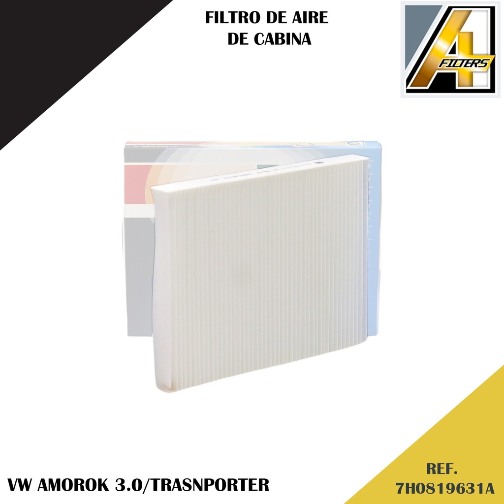FILTRO DE CABINA VW. AMAROK 3.0 16/~ /2.0 11/20 / TRANSPORTER