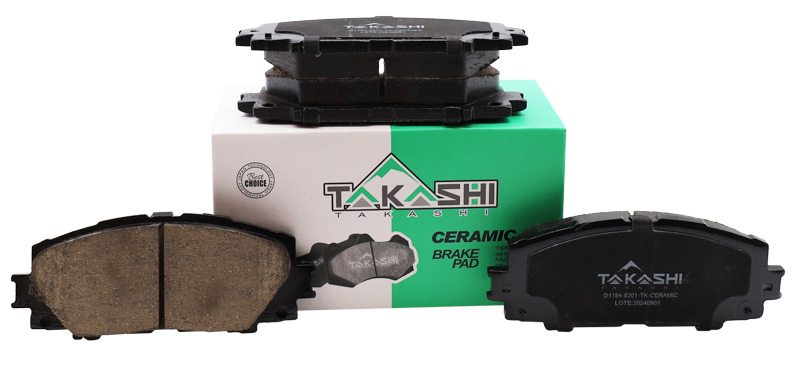 PASTILLA/TACO DE FRENO DEL. TOY. YARIS 06/14 (CERAMICA)
