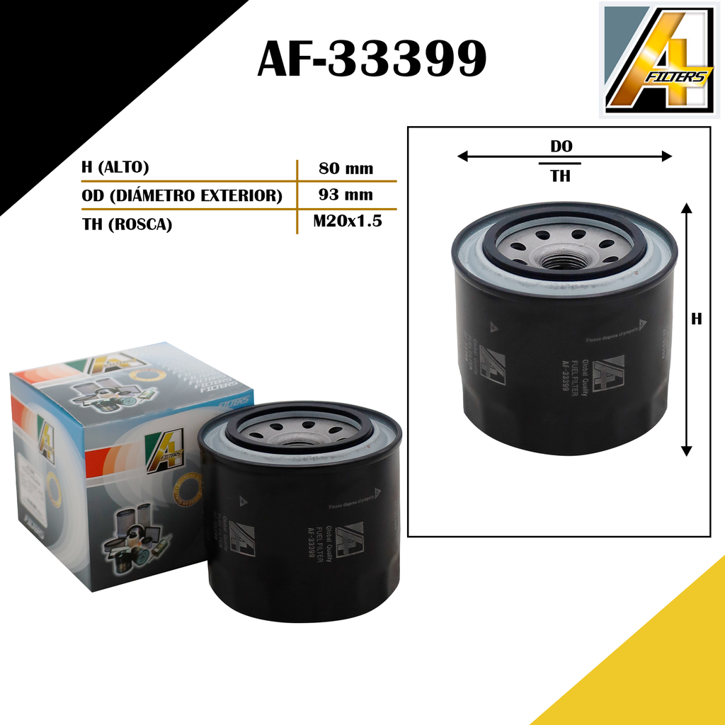 FILTRO DE COMBUSTIBLE MIT. CANTER 444/649D/659TD