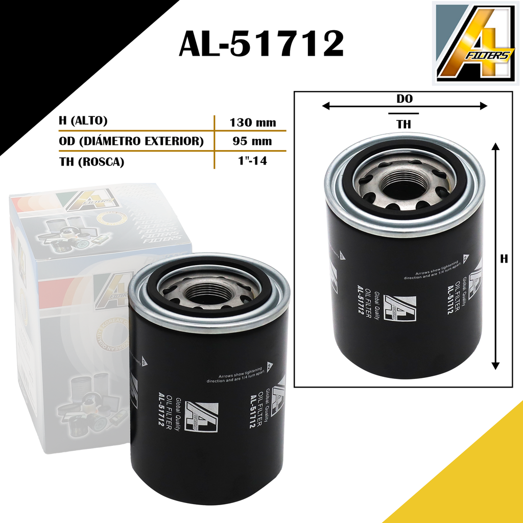 FILTRO DE ACEITE FORD F-8000/NEW HOLLAND TS6020/TS6030/FORD TARCTORES/