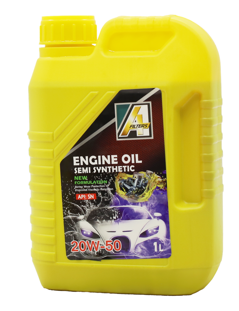 ACEITE API SN SAE 20W-50 12x1L SEMI-SINTETICO