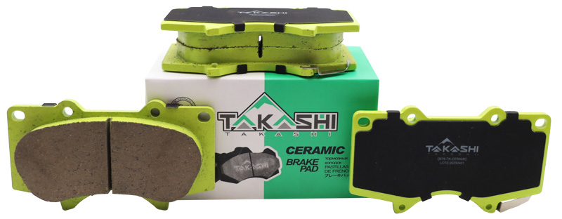 PASTILLA/TACO DE FRENO DEL. TOY. HILUX VIGO 3.0L/4RUNNER 03/16/ PRADO 02/15/ TUNDRA 03/~ (T-7877) (CERAMICA)