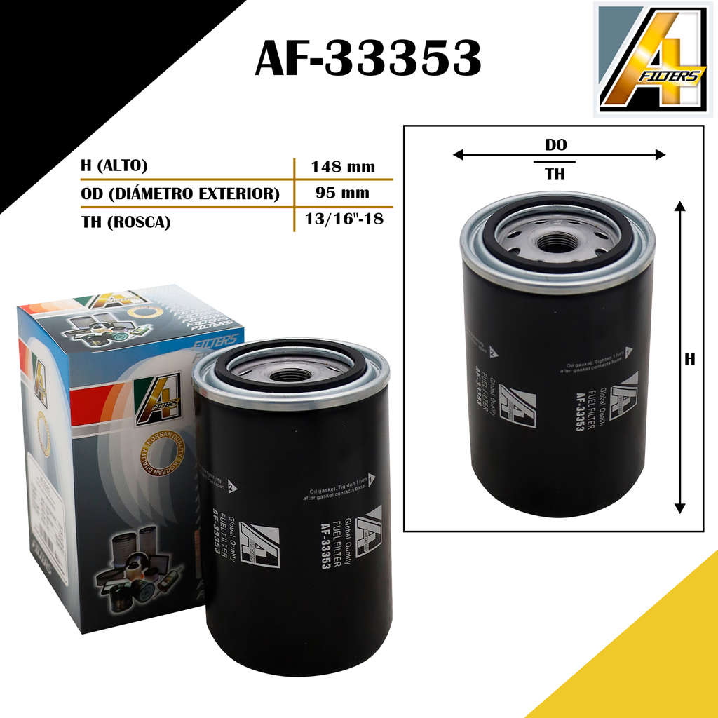 FILTRO DE COMBUSTIBLE MIT. CANTER FV-517/FP-517