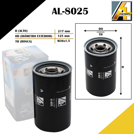 [AL-8025] FILTRO DE ACEITE MITSUB FK-615/617