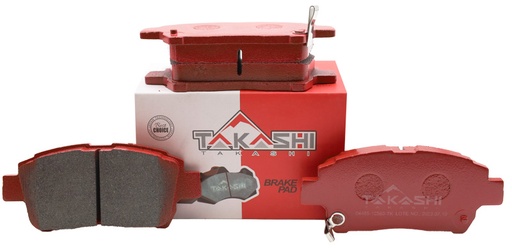 [04465-12580-TK] PASTILLA/TACO DE FRENO DEL. TOY. COROLLA 01/02 ZZ122/ YARIS 01/05 (D822-7695) (D2183)