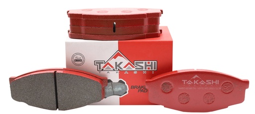 [04491-22160] PASTILLA/TACO DE FRENO DEL. TOY. HILUX 84/95 2WD/ CRESSIDA 83/92 (D207-7127)