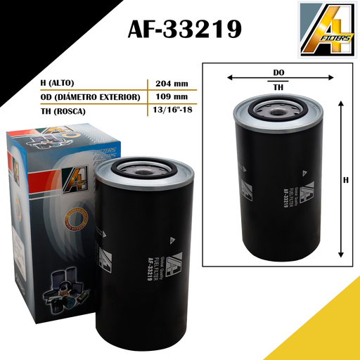 [AF-33219] FILTRO DE COMBUSTIBLE PRI. MACK (A-31)