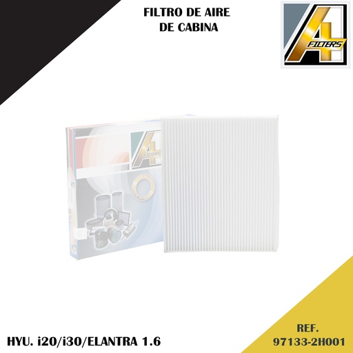 [97133-2H001] FILTRO DE CABINA HYU. i20/i30/ELANTRA 1.6