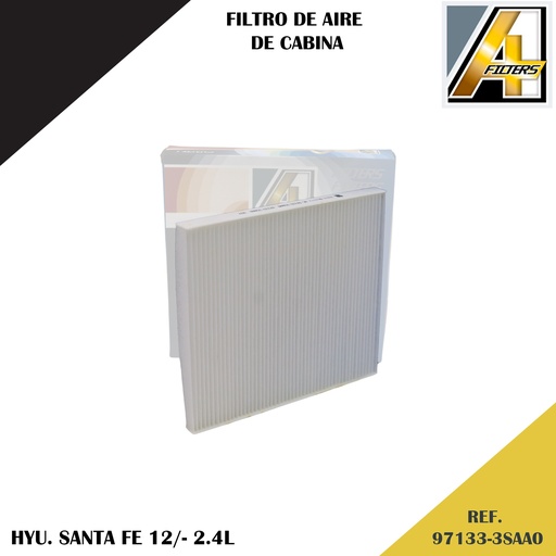 [97133-3SAA0] FILTRO DE CABINA HYU. SANTA FE 12/- 2.4L (97133-2W000)