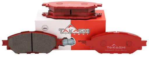 [04465-0K420] PASTILLA/TACO DE FRENO DEL. TOY. HILUX REVO/INNOVA 16/~ 1GD-FTV/2TR-FE/2KD-FTV (D2006-9236)