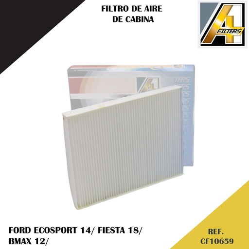 [CF10659] FILTRO DE CABINA FORD ECOSPORT 14/~ /FIESTA 18/~ /BMAX 12/~ (WP9360)