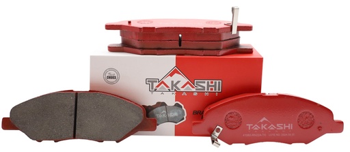 [41060-RN22A-TK] PASTILLA/TACO DE FRENO DEL. NIS. TIIDA/CUBE/NOTE 1.8L 07/~ (D1345-8456)