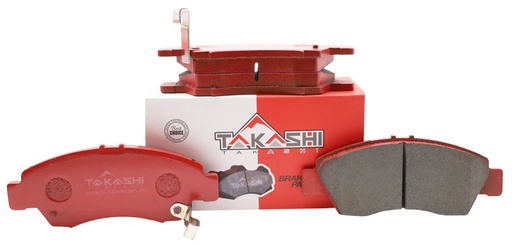 [D5073M] PASTILLA/TACO DE FRENO DEL. HON. CIVIC 91/00/ FIT 01/07/ CITY 02/08 (D1685-8870)