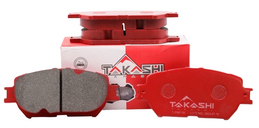 [T-7787] PASTILLA/TACO DE FRENO DEL. TOY. CAMRY V6 01/06 (D908-7787)