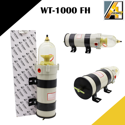 [WT-1000-FH] FILTRO TRAMPA/SEPARADOR DE AGUA MACK/CARGO/ENCAVA RACOR 1000FH/180GPH (TURBINA)