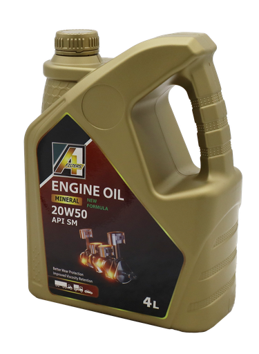 [20W-50-MN-SM-4x4L] ACEITE API SM SAE 20W-50 4x4L MINERAL