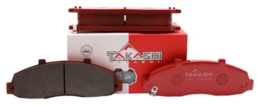 [T-7558-TK] PASTILLA/TACO DE FRENO DEL. FORD F150/FORTALEZA 96/04 (D679-7558)