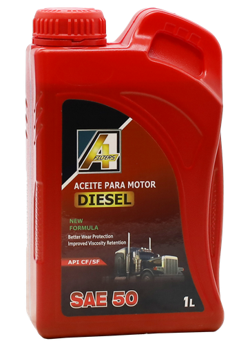 [DIESEL SAE 50-12x1L] ACEITE A1 DIESEL SAE 50 CF/SF 12x1L