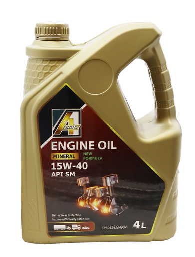 [15W-40-MN-SM-4L] ACEITE API SM SAE 15W-40 4x4L MINERAL
