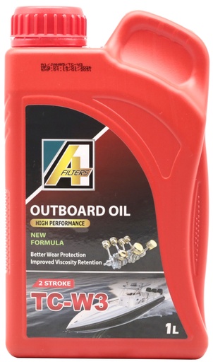 [2 STROKE TC-W3-12x1L] ACEITE A1 2 TIEMPOS (FUERA DE BORDA) SAE 30 TCW3 OUTBOARD - 12x1L
