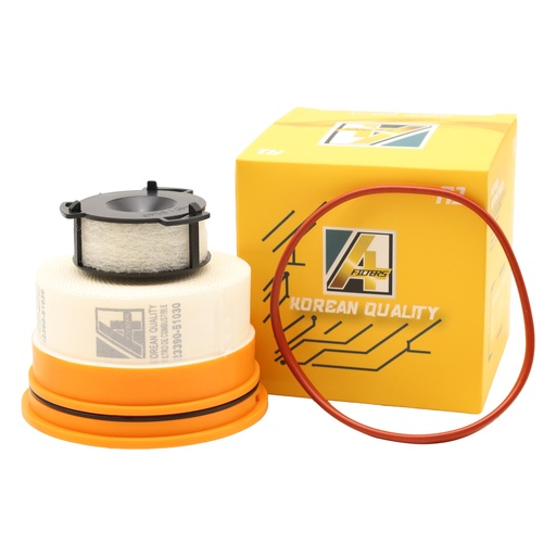 [23390-51030] FILTRO DIESEL TOY. LAND CRUISER 1VD-FTV V8 TURBO SERIE 70 /SERIE 200 19/25